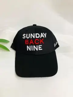 【新品/未使用】バーディーハント ゴルフ キャップ ブラック NINE