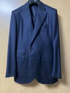【美品】FIVEONE スリーピース スーツ ハリソンズ生地　ネイビー　48