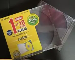 ELECOM Blu-ray/DVD/CDケース 10枚パック
