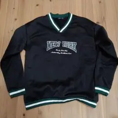 ROMWE NEW YORK プリント トップス XL 黒