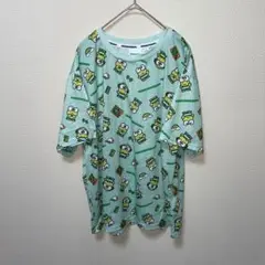 サンリオ　けろけろけろっぴ　ミントグリーン Tシャツ オーバーサイズ　M