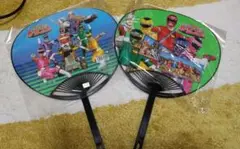 激走戦隊カーレンジャー うちわ２枚組