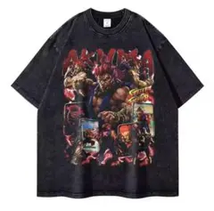 【新品】ストリートファイター 豪鬼 ビンテージ加工 Tシャツ XL