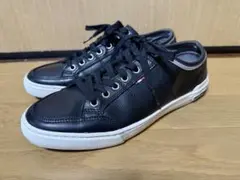 トミーヒルフィガー レザー レースアップスニーカー