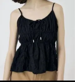 MOUSSY CRINKLED SATIN キャミソール