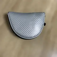 シルバー カーボン調 パター用ヘッドカバー
