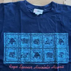 reyn spoonerレインスプーナー オールドTシャツ　ネイビー紺TシャツＳ
