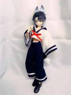 【シチリアの追憶】和せぇらぁセットアップ（夏服ver.）【ドール用】