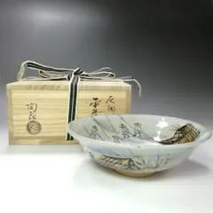 寺尾陶象作 京焼 蓋置 木箱入 紅葉 秋 茶道 茶道具 京都 きれいな絵 寺尾陶象作 京焼 蓋置 木箱入 紅葉 秋 茶道 茶道具 京都