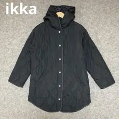 ikka 抗菌加工キルティングフードコート