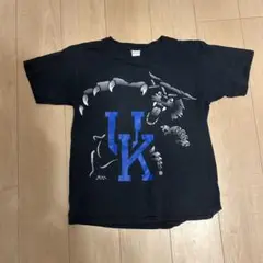 【ヴィンテージ】 00's ギルダン ブラックパンサー UK Tシャツ カレッジ