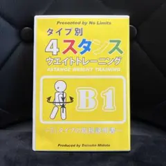 タイプ別　4スタンス　ウェイトトレーニング　B1タイプ