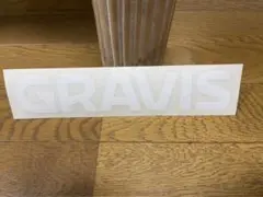 グラビス GRAVIS カッティング ステッカー White