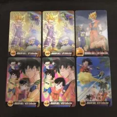 【希少】ドラゴンボール 森永　ウエハースカード　3D 6枚まとめ売り
