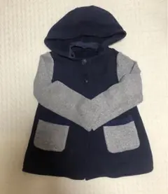 組曲 フード付き切替カーディガン ブルゾン