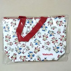 新品　未使用　ヤクルト90周年　ヤクルトマン　保冷バッグ　ランチバッグ　非売品