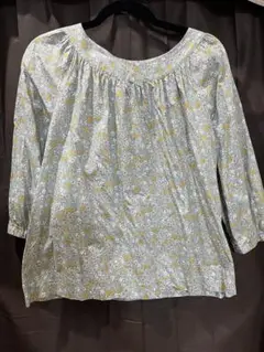 ハンドメイド　トップス　ファッション　花柄　リバティ
