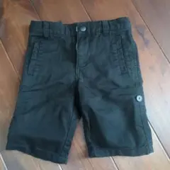 comme ca ism黒のハーフパンツ