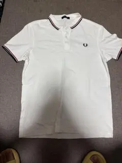 FRED PERRY ホワイトポロシャツ L