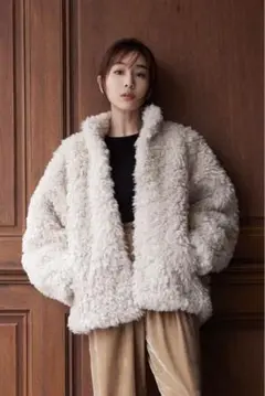 CLANE MINAMITANAKA×CLANE カールファーショートコート