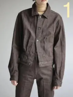 21AW AURALEE HARD TWIST DENIM BLOUSON 1