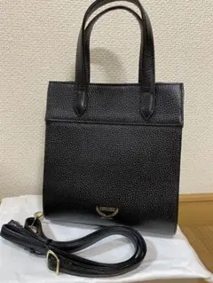 エヌバイサクシード 2way 牛革シュリンク型押し ハンドバッグ 姫路レザー