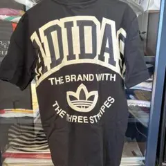 adidas ビックロゴ Ｔシャツ 黒 S