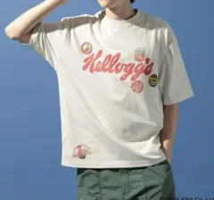 ニコアンド　ケロッグ　コラボ　Tシャツ　ケロッグ　半袖　ユニセックス M 新品