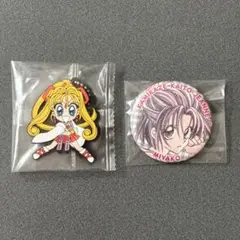 神風怪盗ジャンヌ　カプセルラバーマスコット　都　缶バッジ　セット