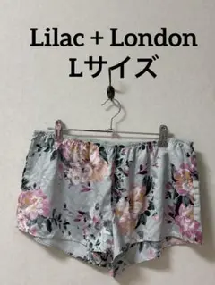 Lilac + London フラワープリント ルームウェア 【Lサイズ】