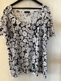 max&co マックスアンドコー　花柄　Tシャツ 紺　ネイビー　ZARA