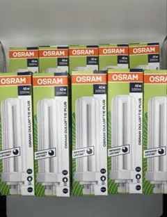 新品未開封OSRAM DULUX T/E PLUS 42W蛍光灯×10本
