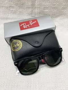 RayBan サングラス ブラック×グリーン④