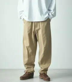 FREAK'S STORE ワイドシルエットカーブパンツテーパードシルエット