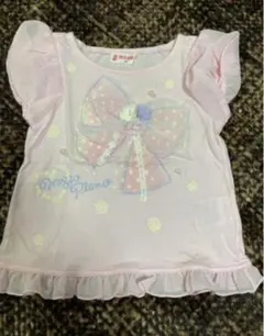 メゾピアノ　ピンクTシャツ　100サイズ