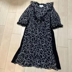 KIMIJIMA 君島 キミジマ シフォンワンピース リフォーム XL 13号