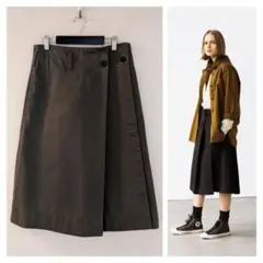 美品 MHL. SOFT COTTON TWILL スカート