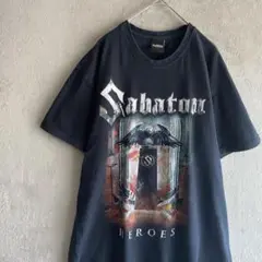 Sabaton ヒーローズ ツアーTシャツ L ブラック