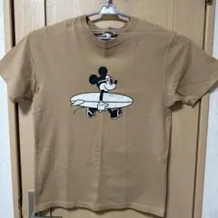 ミッキーマウス サーフボード Tシャツ ベージュ