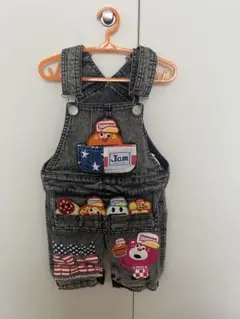Jam カラフルキャラクターオーバーオール 80cm