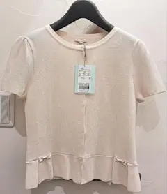 【新品未使用】TOCCA 半袖カーディガン　ニット XS リボン　タグ付き