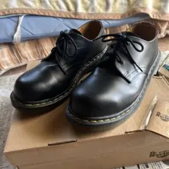 Dr. Martens ブラックレザー 3hole
