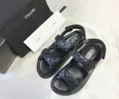 CHANEL シャネルスポーツサンダル フットベットサンダル