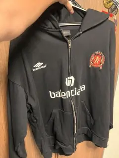 (正規品)Balenciaga soccer zip up hoodie