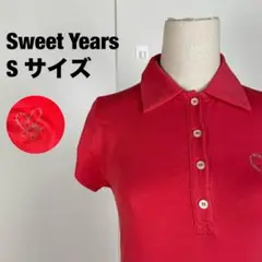 SWEET YEARS スウィートイヤーズ シャツ ポロシャツ S レッド