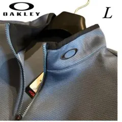 オークリー OAKLEYゴルフシャツ ブルー メンズ Lサイズ 新品