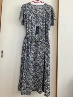 横浜元町　ポートランド　スミノ　ブルーライフ ロングワンピース　タグ付き