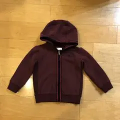 GUCCI キッズ裏起毛 ZIPパーカー グッチロゴmadein Italy