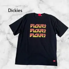 【ディッキーズDickies】プリントTシャツ ラウンドネック XL 黒