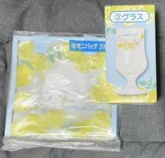 サンリオ 当りくじ シナモロール シナモン ミニバッグブルー グラス